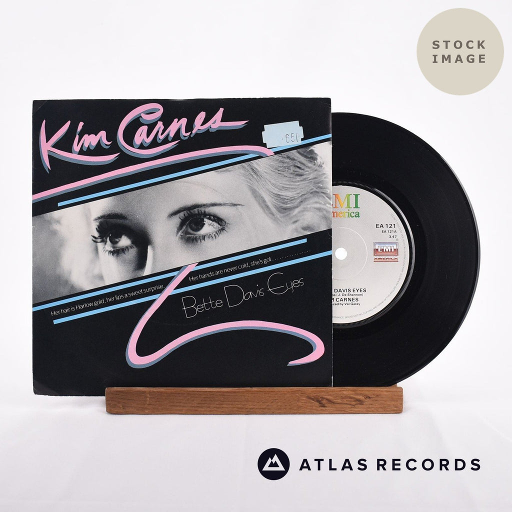 Kim Carnes Bette Davis Eyes Vinyl Record - Sleeve & Record Side-By-Side