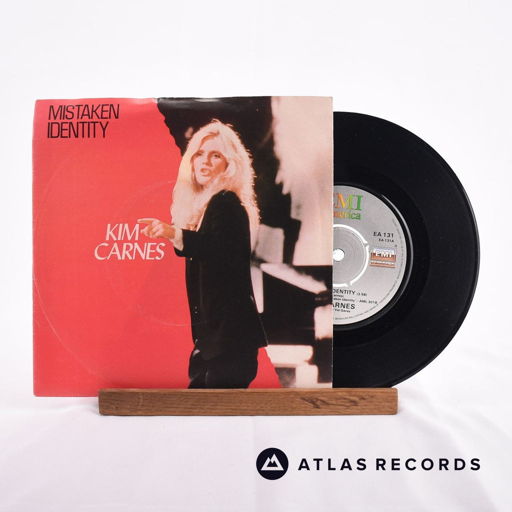 Kim Carnes Mistaken Identity 7" Vinyl Record - Front Cover & Record