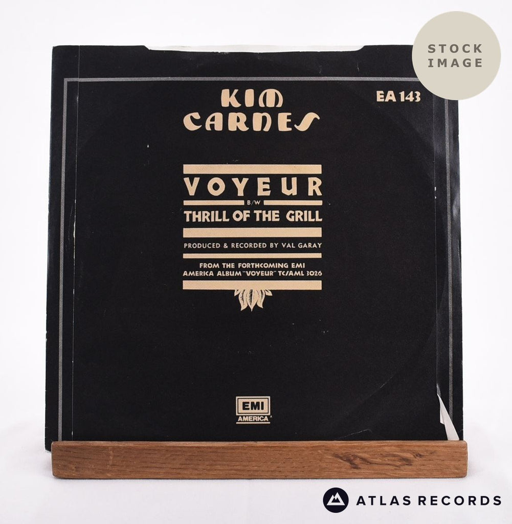 Kim Carnes Voyeur Vinyl Record - Reverse Of Sleeve