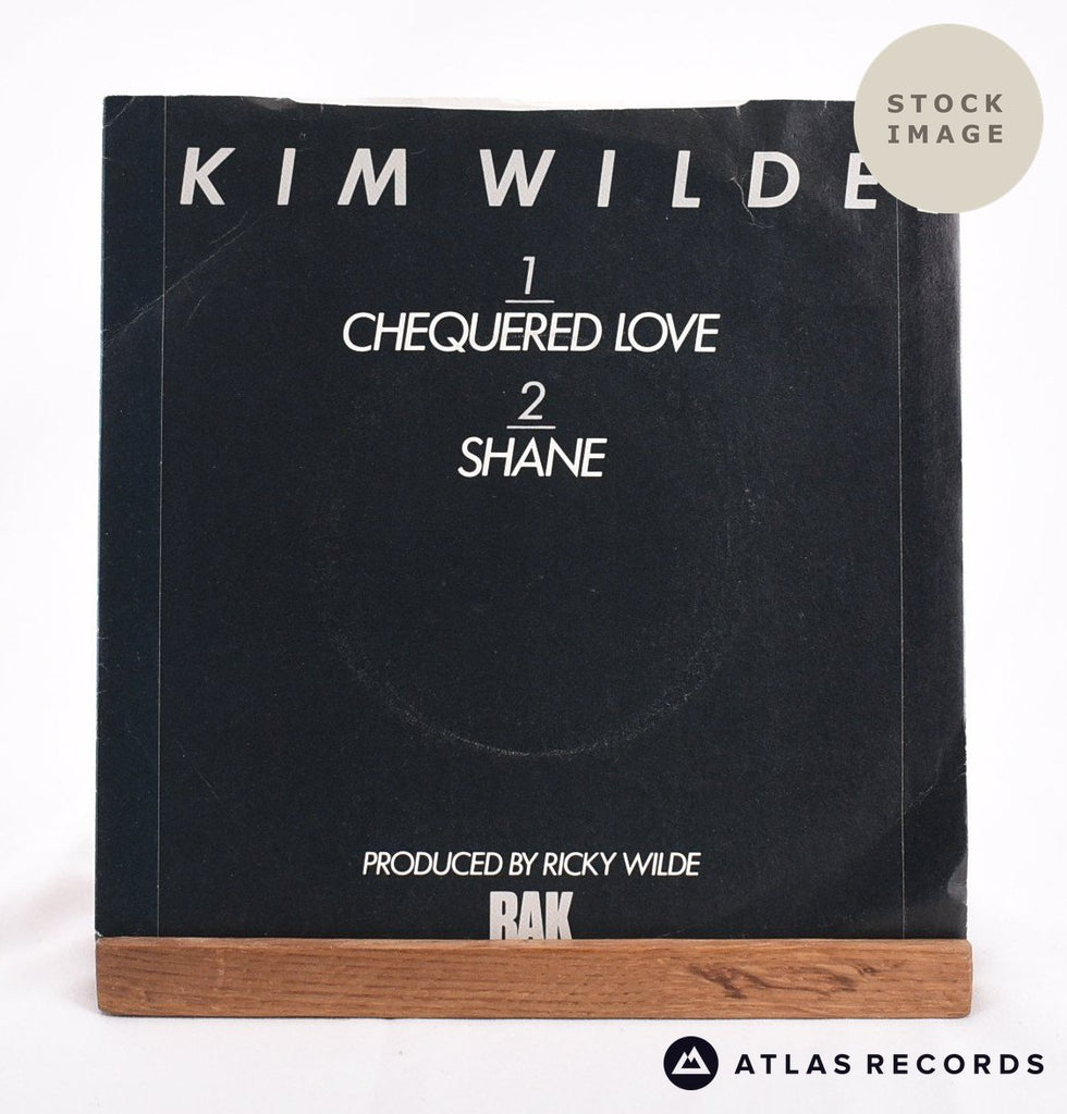 Kim Wilde Chequered Love Vinyl Record - Reverse Of Sleeve