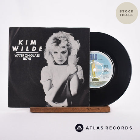 Kim Wilde Water On Glass Vinyl Record - Sleeve & Record Side-By-Side