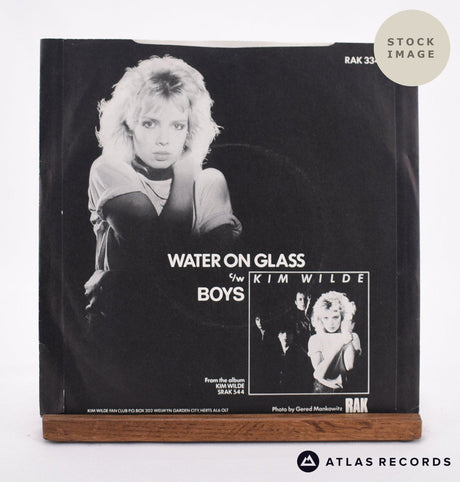 Kim Wilde Water On Glass Vinyl Record - Reverse Of Sleeve