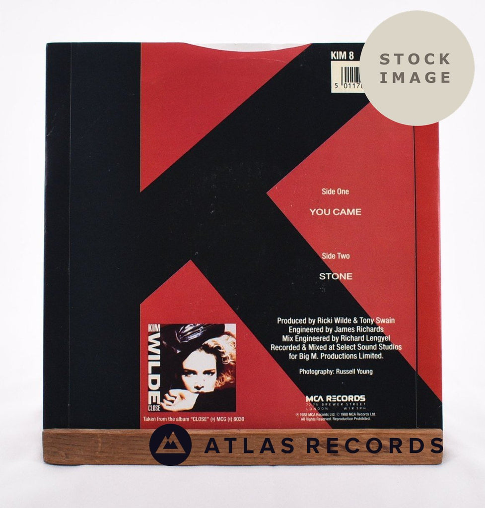 Kim Wilde You Came Vinyl Record - Reverse Of Sleeve