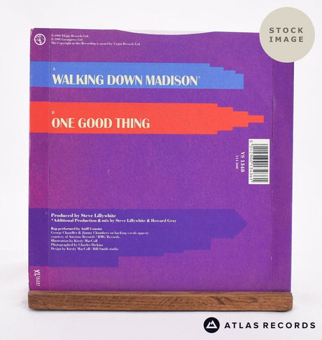 Kirsty MacColl Walking Down Madison Vinyl Record - Reverse Of Sleeve