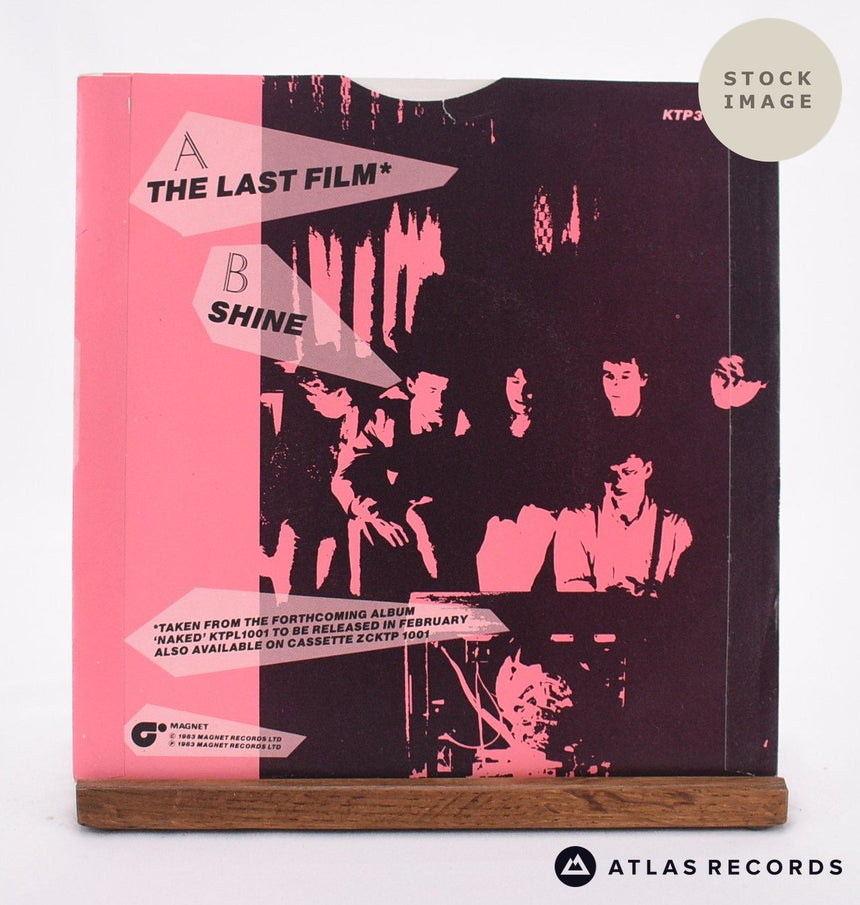 Kissing The Pink The Last Film Vinyl Record - Reverse Of Sleeve