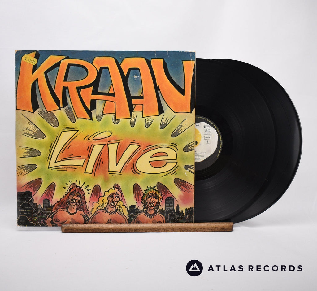 Kraan Live Double LP Vinyl Record - Front Cover & Record