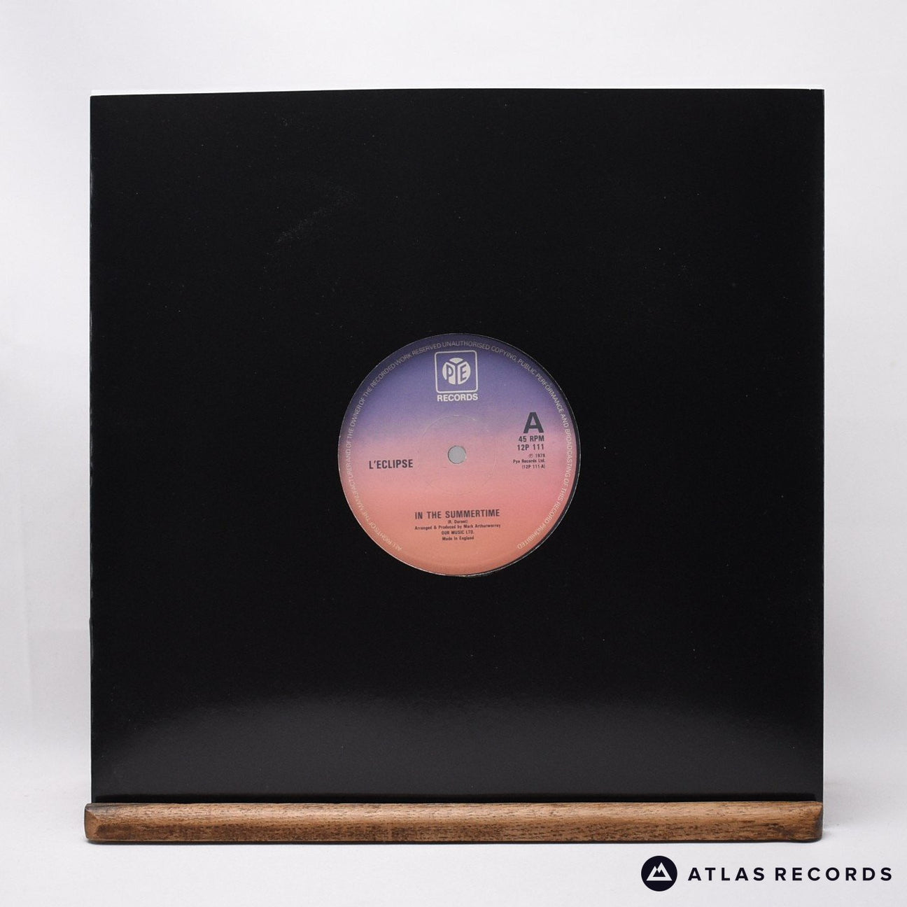 L'eclipse In The Summertime 12" Vinyl Record - In Sleeve