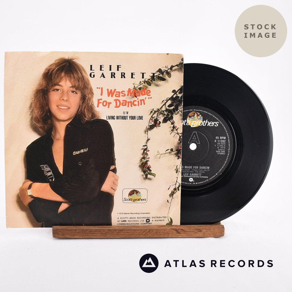 Leif Garrett I Was Made For Dancin' Vinyl Record - Sleeve & Record Side-By-Side