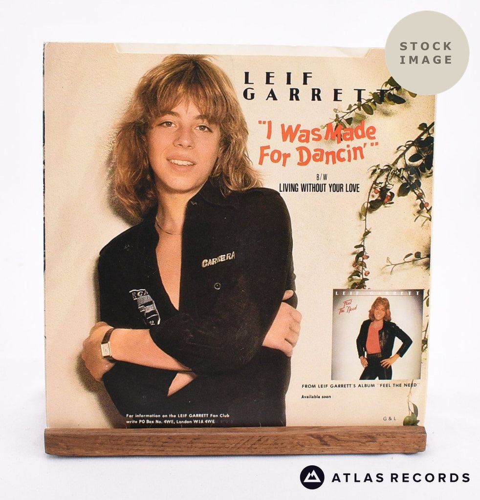 Leif Garrett I Was Made For Dancin' Vinyl Record - Reverse Of Sleeve