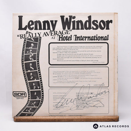 Lenny Windsor - Really Average At Hotel International - LP Vinyl Record - VG+/VG