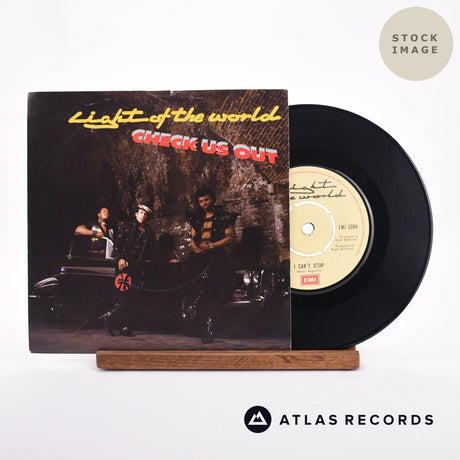 Light Of The World Check Us Out 7" Vinyl Record - Sleeve & Record Side-By-Side