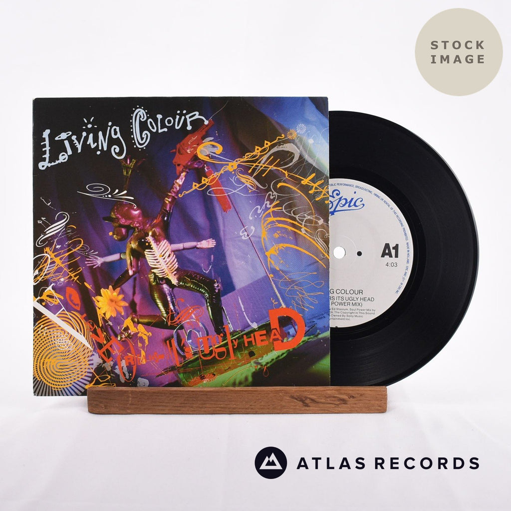 Living Colour Love Rears Its Ugly Head Vinyl Record - Sleeve & Record Side-By-Side