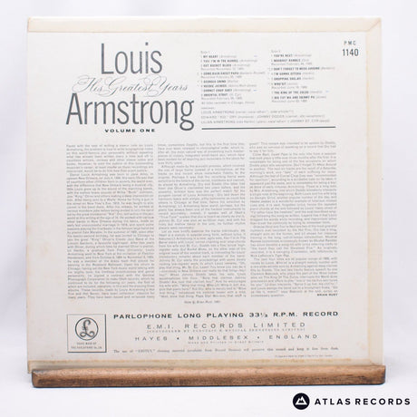 Louis Armstrong - His Greatest Years - Volume 1 - LP Vinyl Record - VG+/VG+