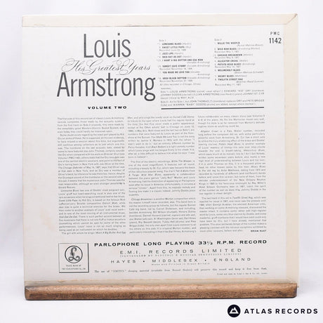 Louis Armstrong - His Greatest Years - Volume 2 - LP Vinyl Record - VG+/EX