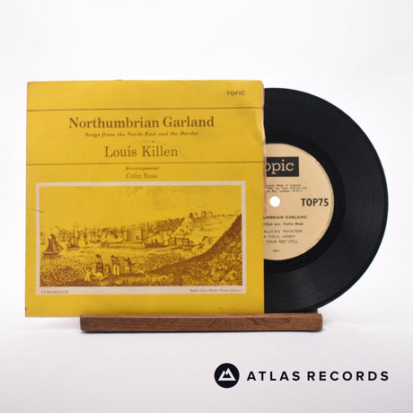 Louis Killen Northumbrian Garland 7" Vinyl Record - Front Cover & Record