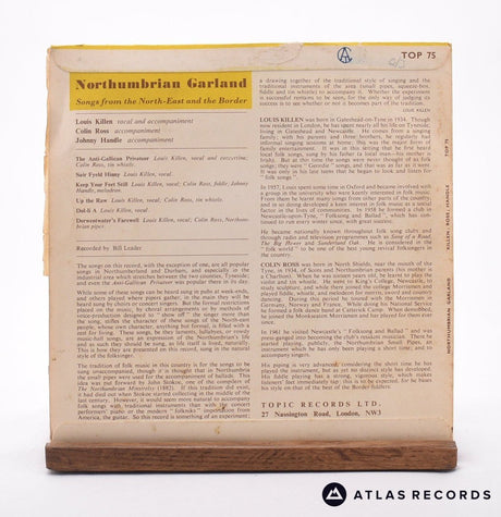 Louis Killen - Northumbrian Garland - 7" EP Vinyl Record - VG/VG