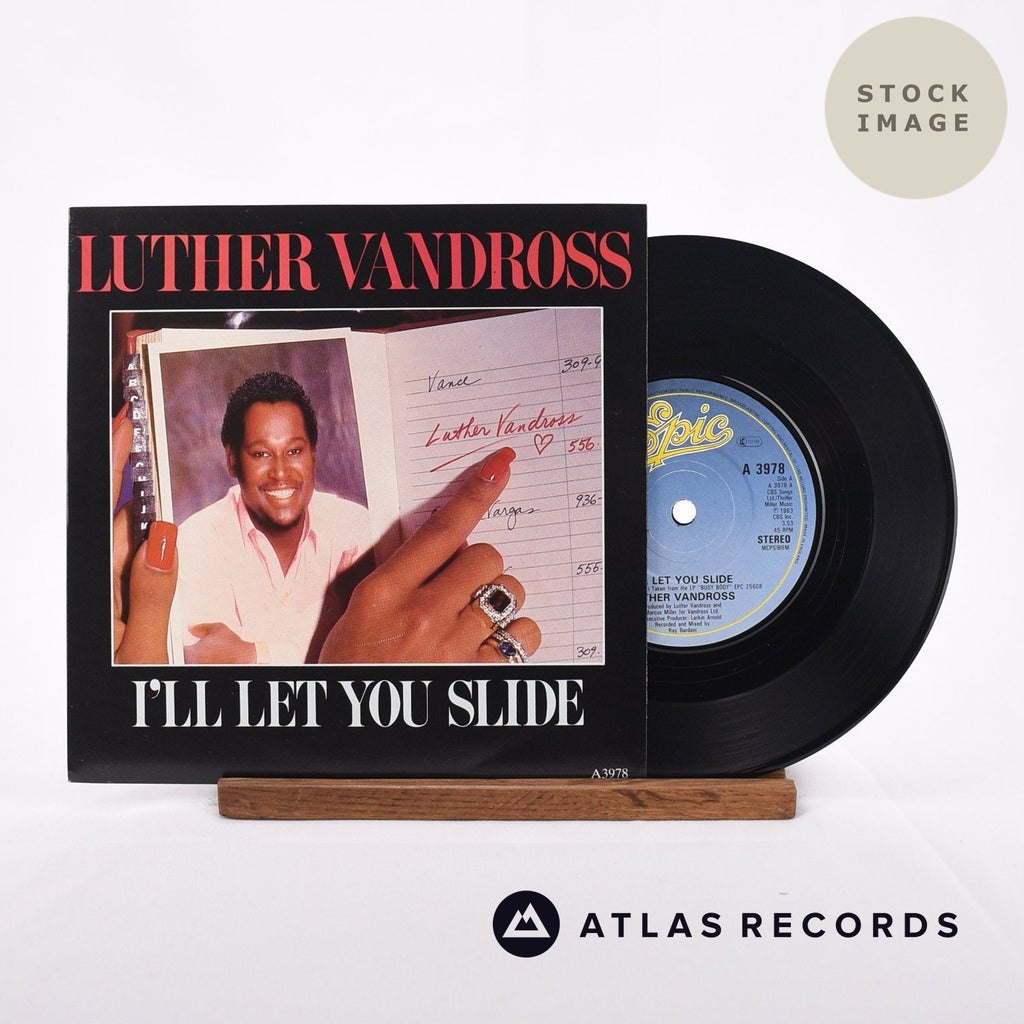 Luther Vandross I'll Let You Slide Vinyl Record - Sleeve & Record Side-By-Side