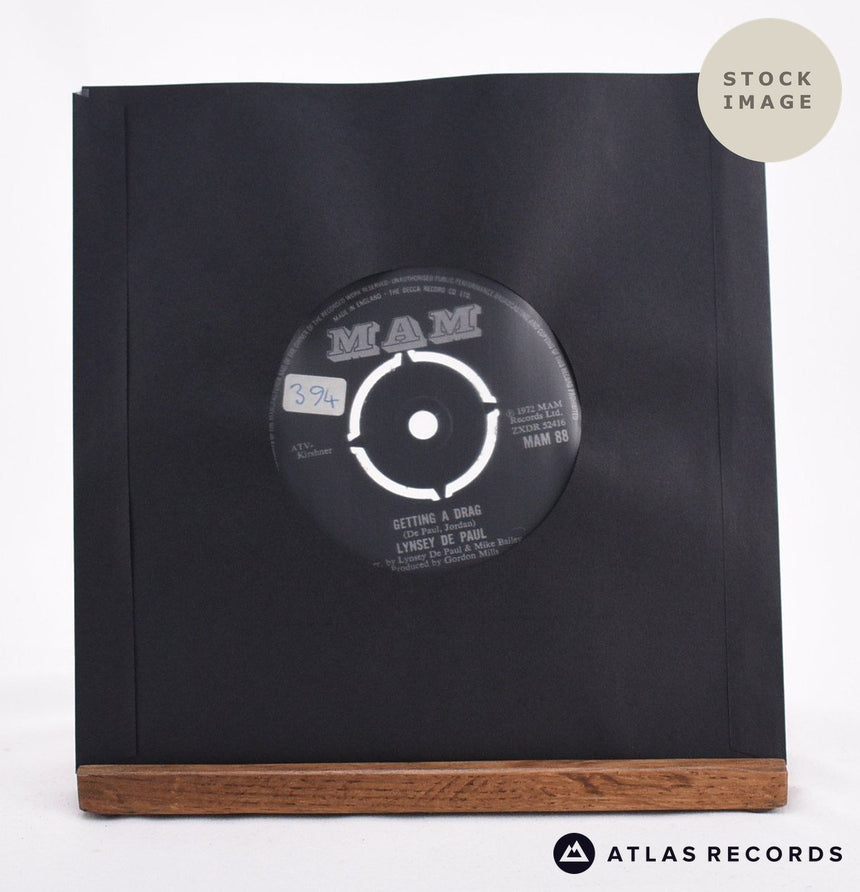 Lynsey De Paul Getting A Drag 7" Vinyl Record - Reverse Of Sleeve