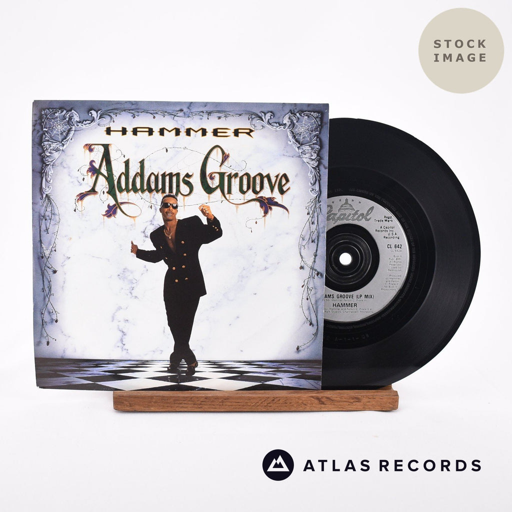 MC Hammer Addams Groove Vinyl Record - Sleeve & Record Side-By-Side
