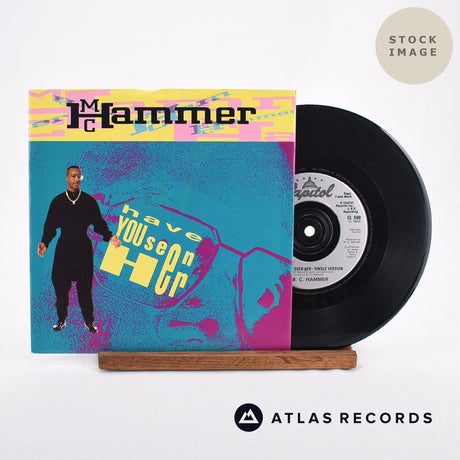 MC Hammer Have You Seen Her Vinyl Record - Sleeve & Record Side-By-Side