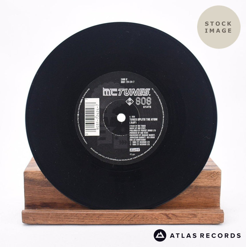 MC Tunes Tunes Splits The Atom 7" Vinyl Record - Record A Side