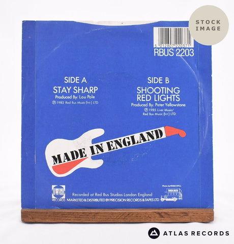 Made In England Stay Sharp Vinyl Record - Reverse Of Sleeve