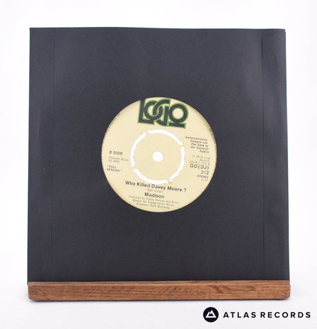 Madison - Who Killed Davey Moore? - Promo 7" Vinyl Record - VG+