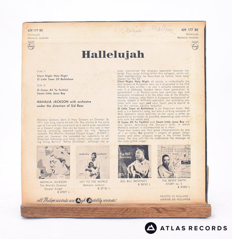 Mahalia Jackson - Hallelujah - 7" EP Vinyl Record - VG/VG+