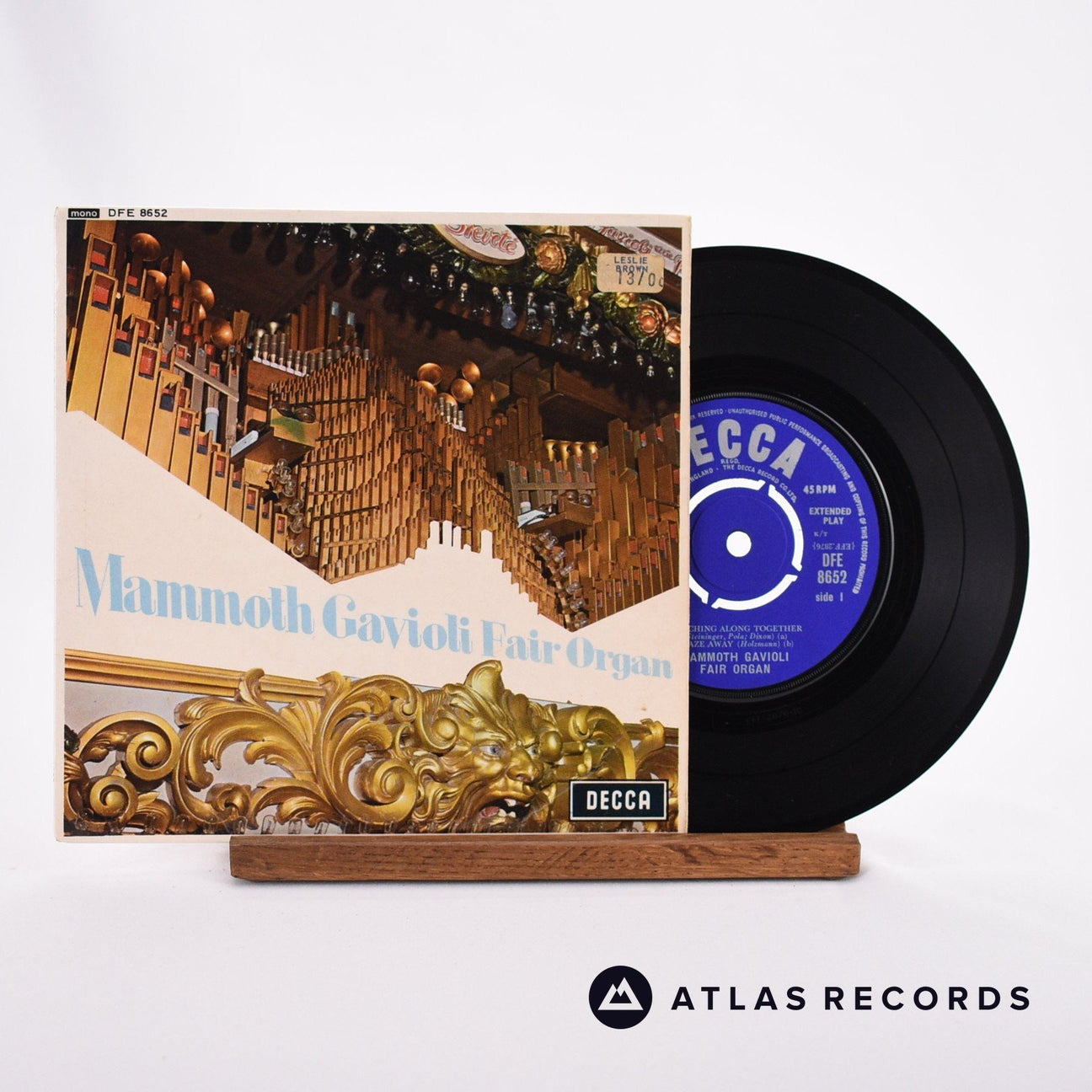 Mammoth Gavioli Fair Organ Mammoth Gavioli Fair Organ 7" Vinyl Record - Front Cover & Record