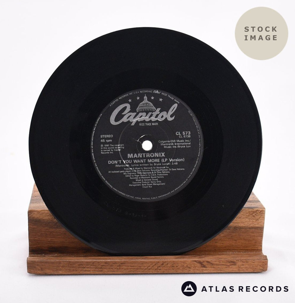 Mantronix Take Your Time Vinyl Record - Record B Side