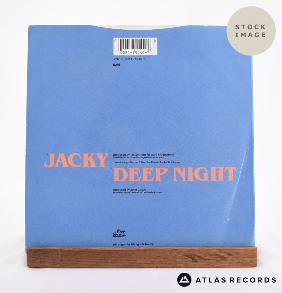 Marc Almond Jacky 1988 Vinyl Record - Reverse Of Sleeve