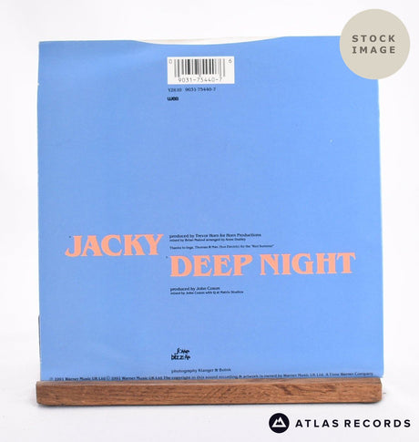 Marc Almond Jacky 7" Vinyl Record - Reverse Of Sleeve