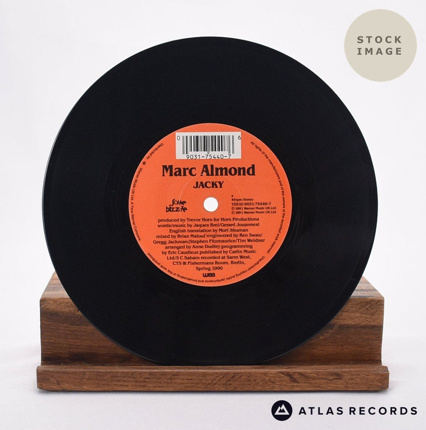Marc Almond Jacky Vinyl Record - Record A Side