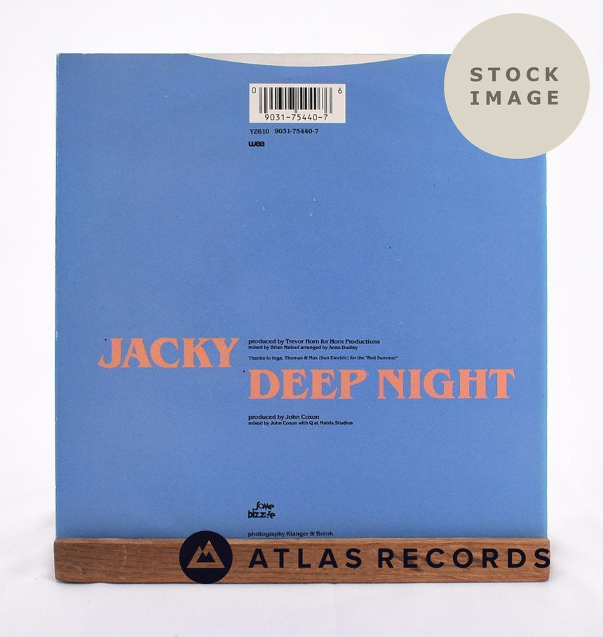 Marc Almond Jacky Vinyl Record - Reverse Of Sleeve