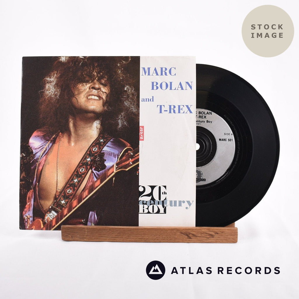 Marc Bolan 20th Century Boy 1988 Vinyl Record - Sleeve & Record Side-By-Side