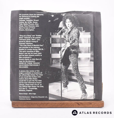 Marc Bolan - Return Of The Electric Warrior - 7" Vinyl Record - VG+/VG+