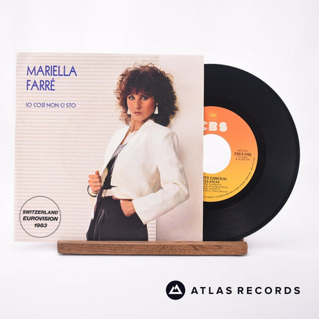 Mariella Farré Io Così Non Ci Sto 7" Vinyl Record - Front Cover & Record