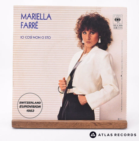 Mariella Farré - Io Così Non Ci Sto - 7" Vinyl Record - EX/EX