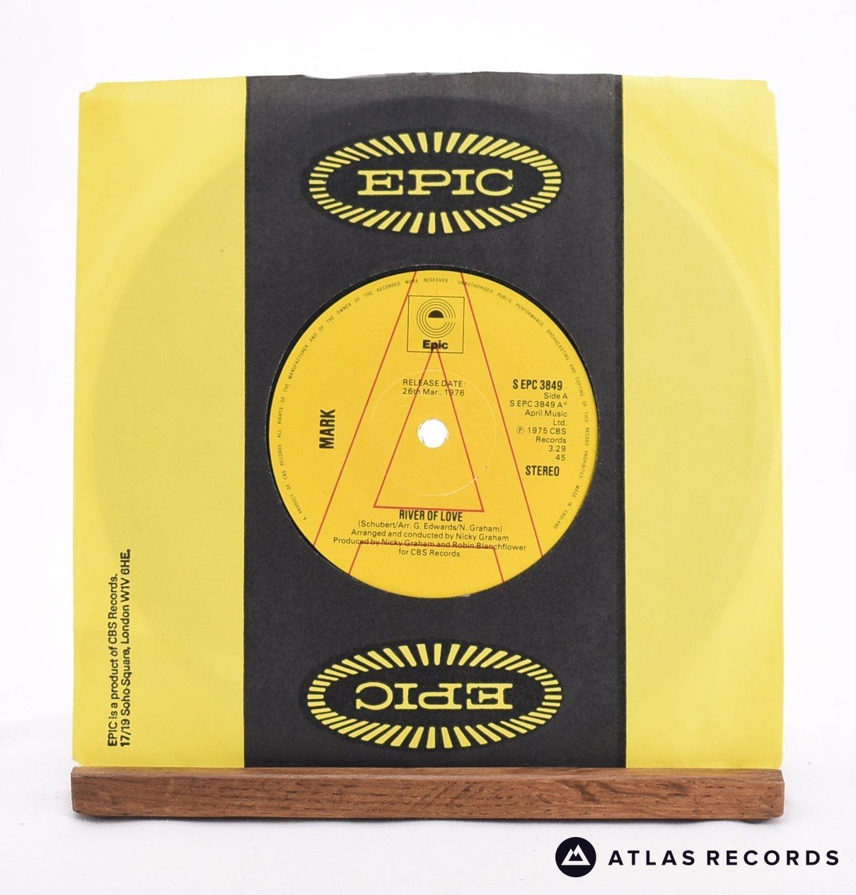 Mark River Of Love 7" Vinyl Record - In Sleeve