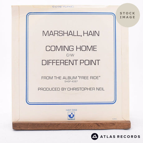 Marshall Hain Coming Home 7" Vinyl Record - Reverse Of Sleeve