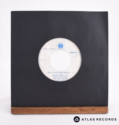 Marshall Hooks & Co. I Want The Same Thing Tomorrow 7" Vinyl Record - In Sleeve