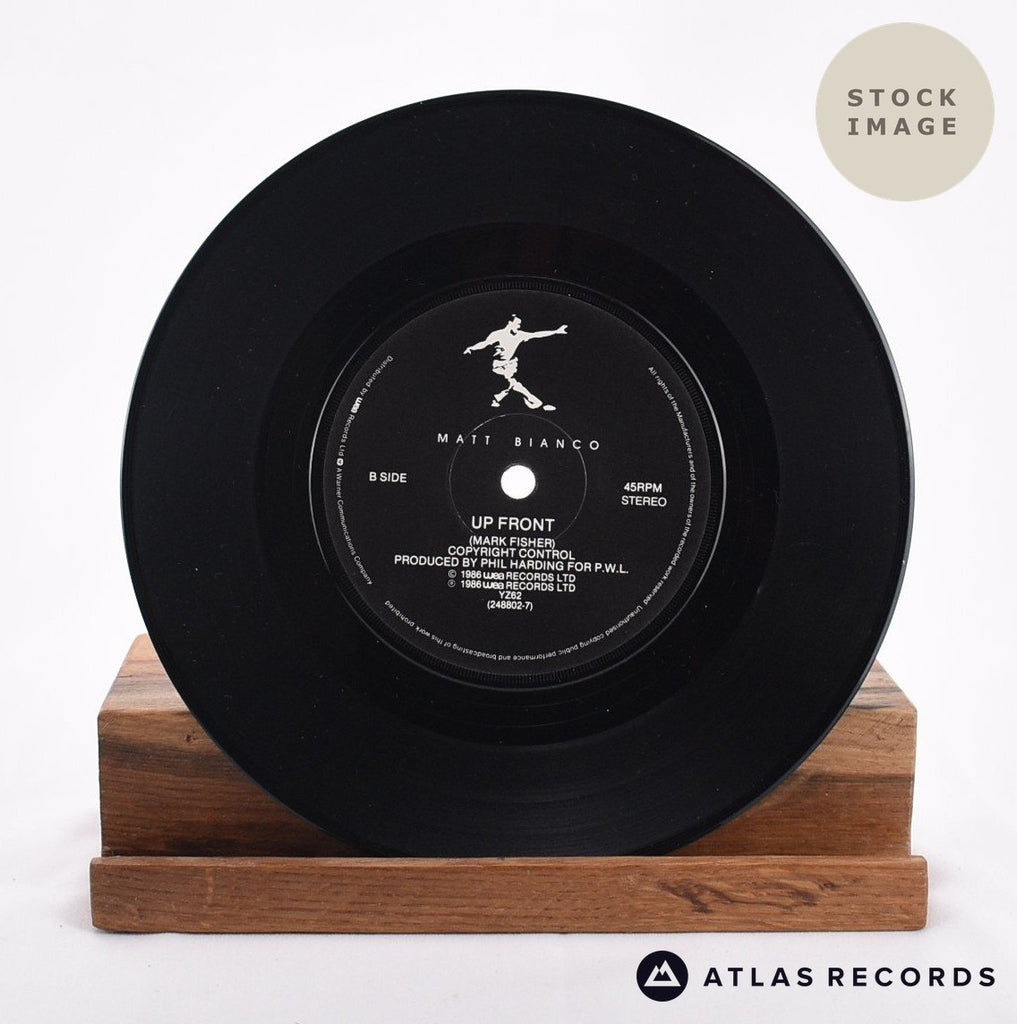 Matt Bianco Just Can't Stand It Vinyl Record - Record B Side