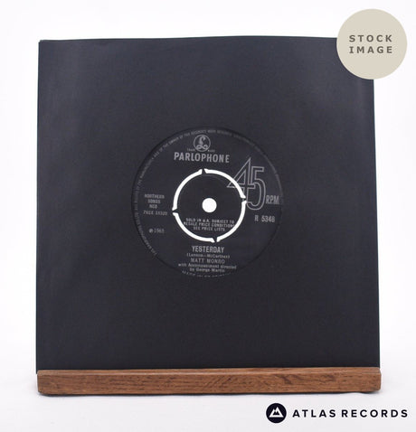 Matt Monro Yesterday 7" Vinyl Record - Sleeve & Record Side-By-Side