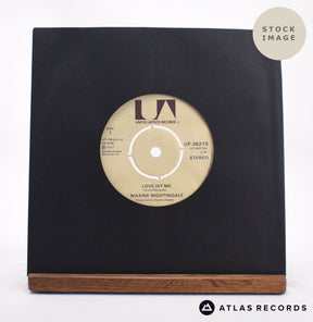 Maxine Nightingale Love Hit Me 7" Vinyl Record - Sleeve & Record Side-By-Side
