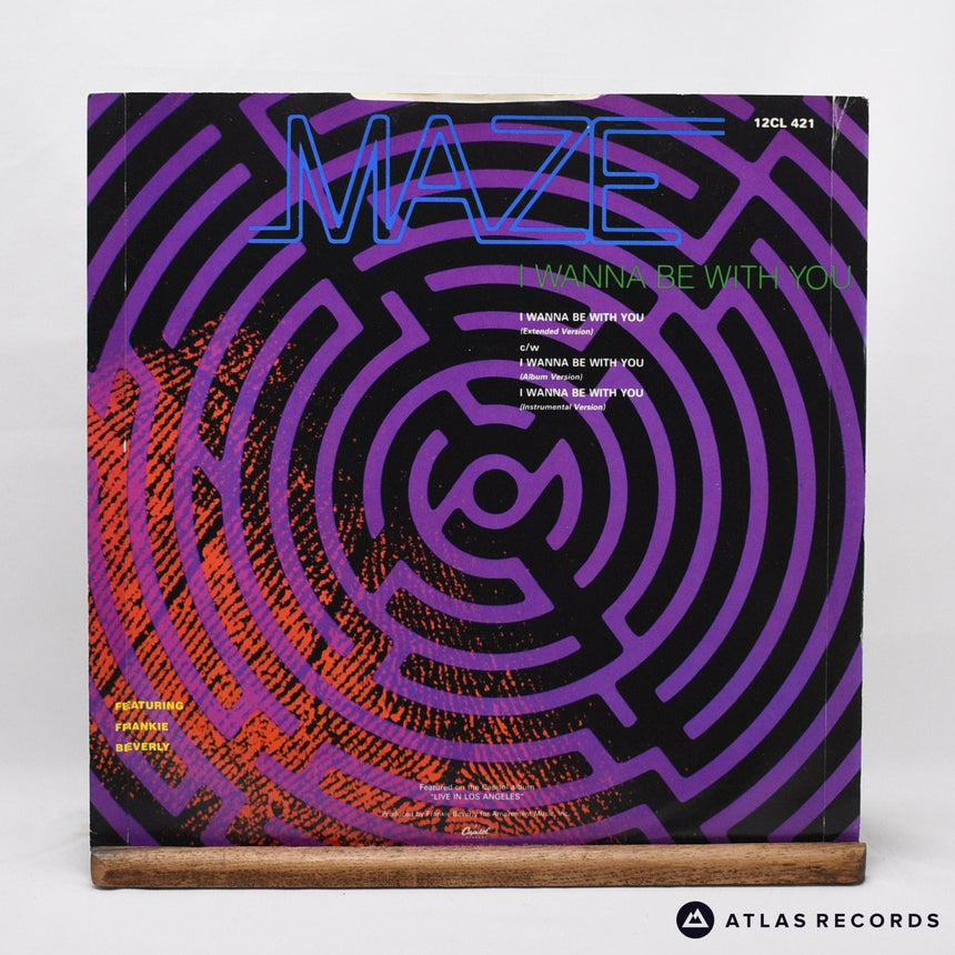 Maze Featuring Frankie Beverly - I Wanna Be With You - 12" Vinyl Record - EX/VG+