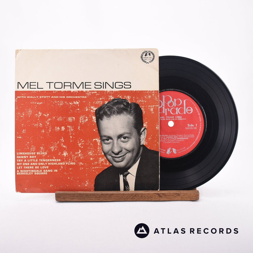 Mel Tormé Mel Torme Sings 7" Vinyl Record - Front Cover & Record