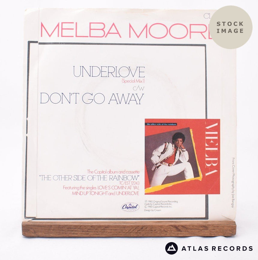 Melba Moore Underlove 7" Vinyl Record - Reverse Of Sleeve