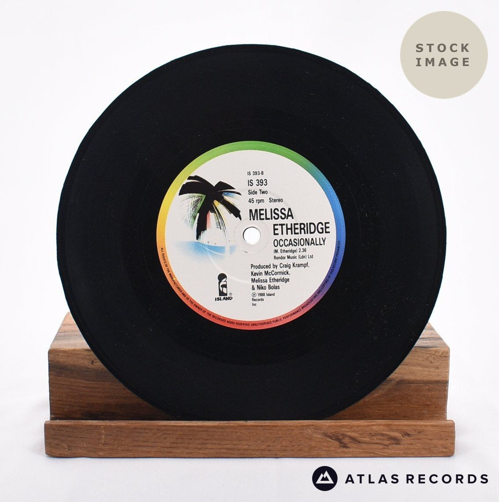 Melissa Etheridge Bring Me Some Water Vinyl Record - Record B Side