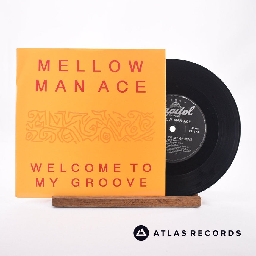 Mellow Man Ace Welcome To My Groove 7" Vinyl Record - Front Cover & Record