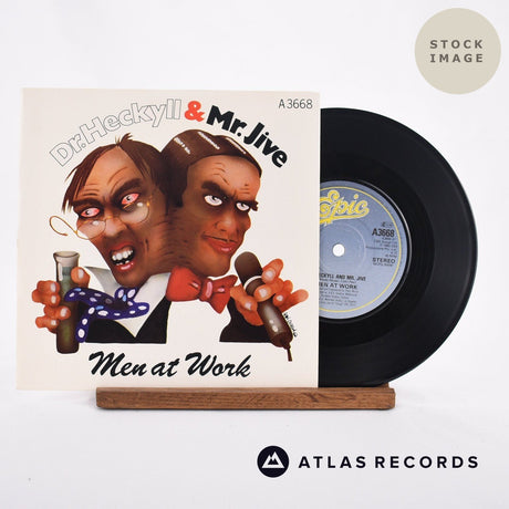 Men At Work Dr. Heckyll & Mr. Jive Vinyl Record - Sleeve & Record Side-By-Side